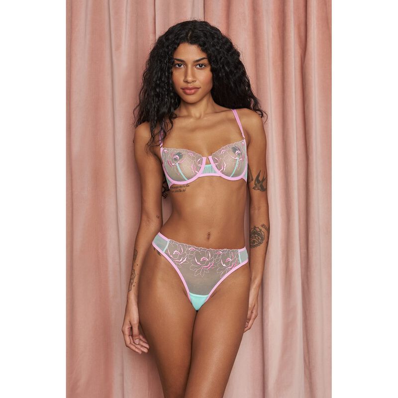 Dora Larsen Marta Floral Embroidery Underwire Bra image number 1